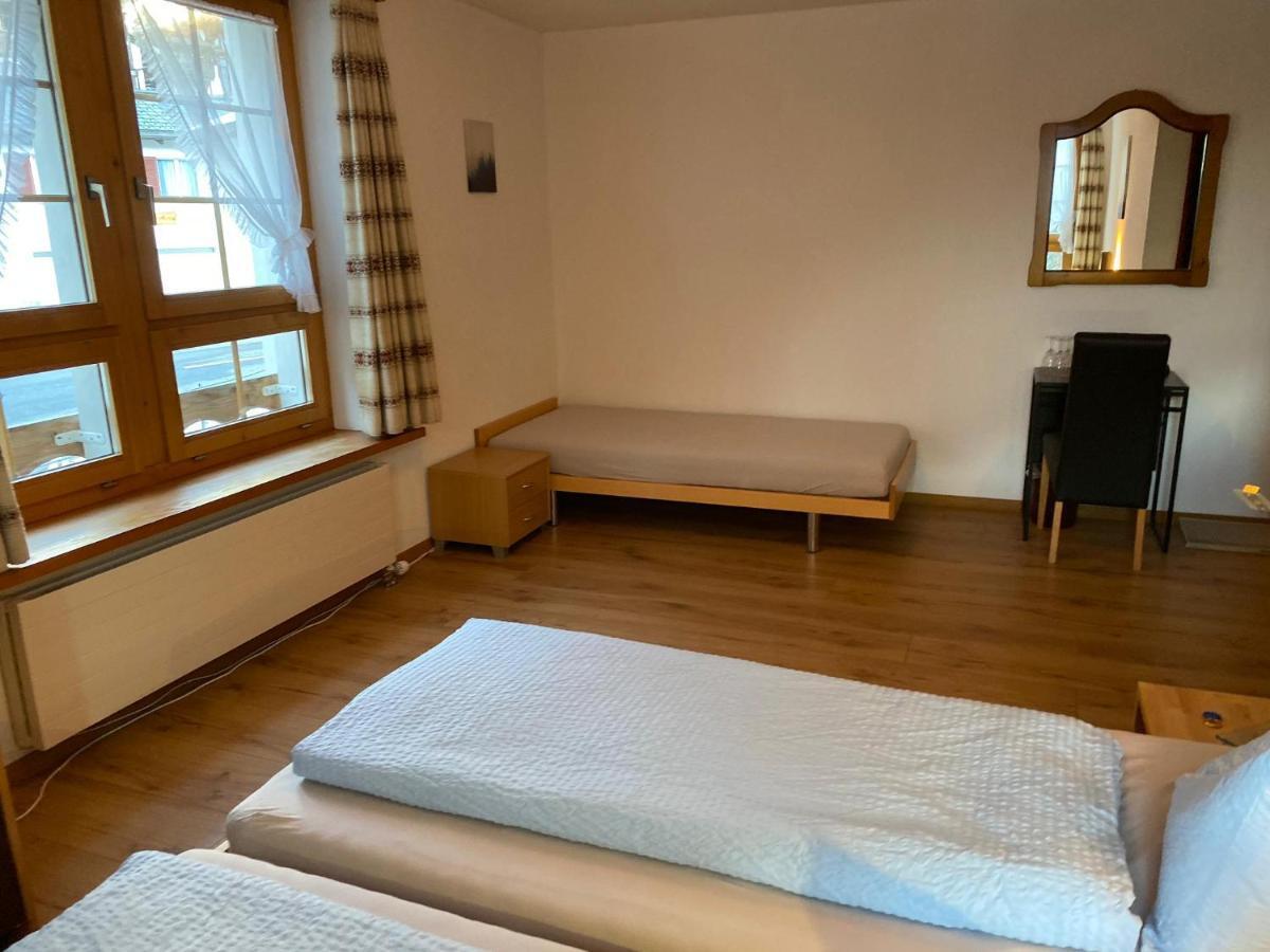 Gasthaus Edelweiss Langwies Eksteriør bilde